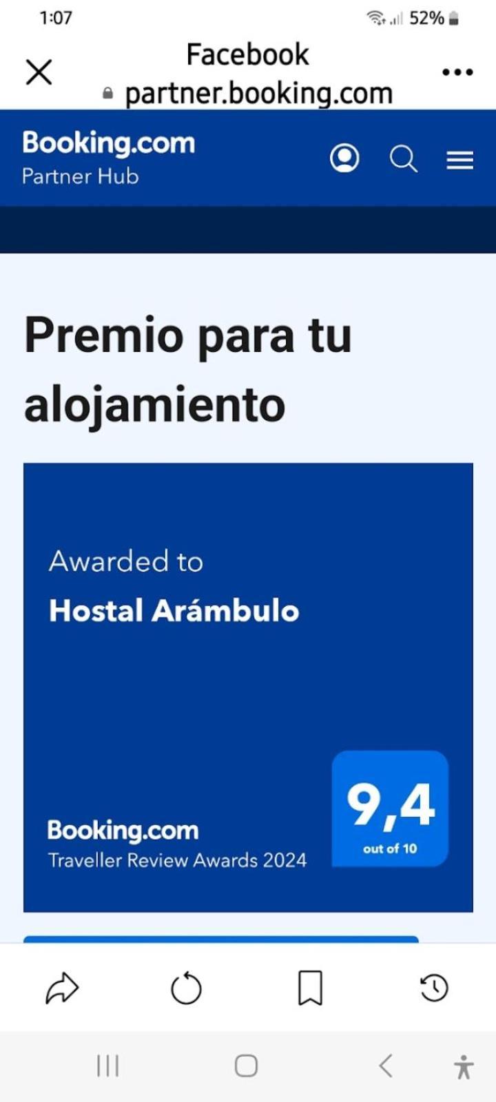 Hostal Arambulo Villavieja Luaran gambar